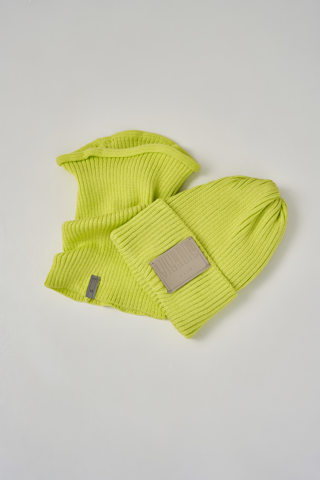 Шапка хлопковая (one size (54-58) лайм)