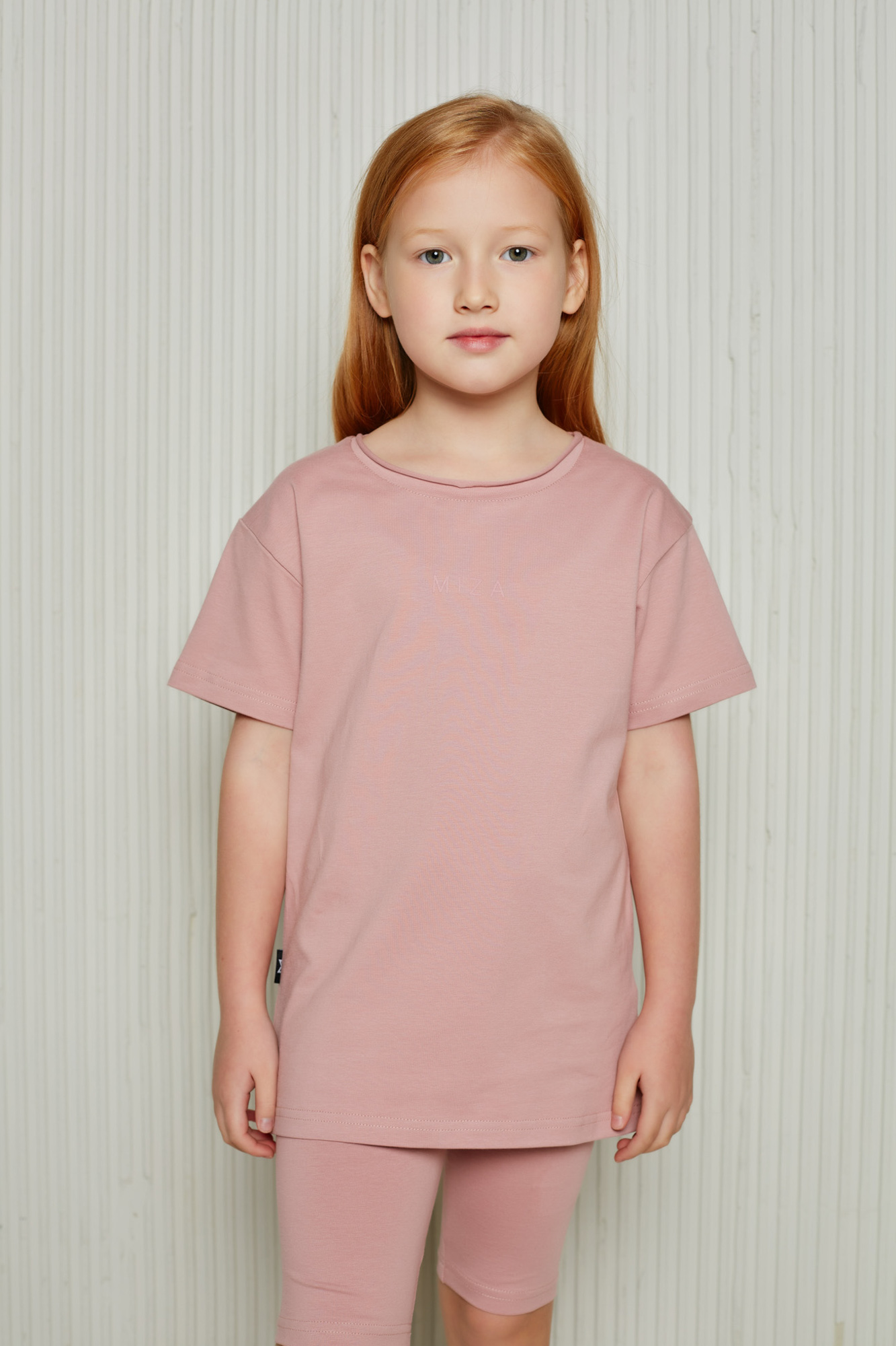 Футболка BASIC Line из мягкого трикотажа Пенье (104 пудровый)