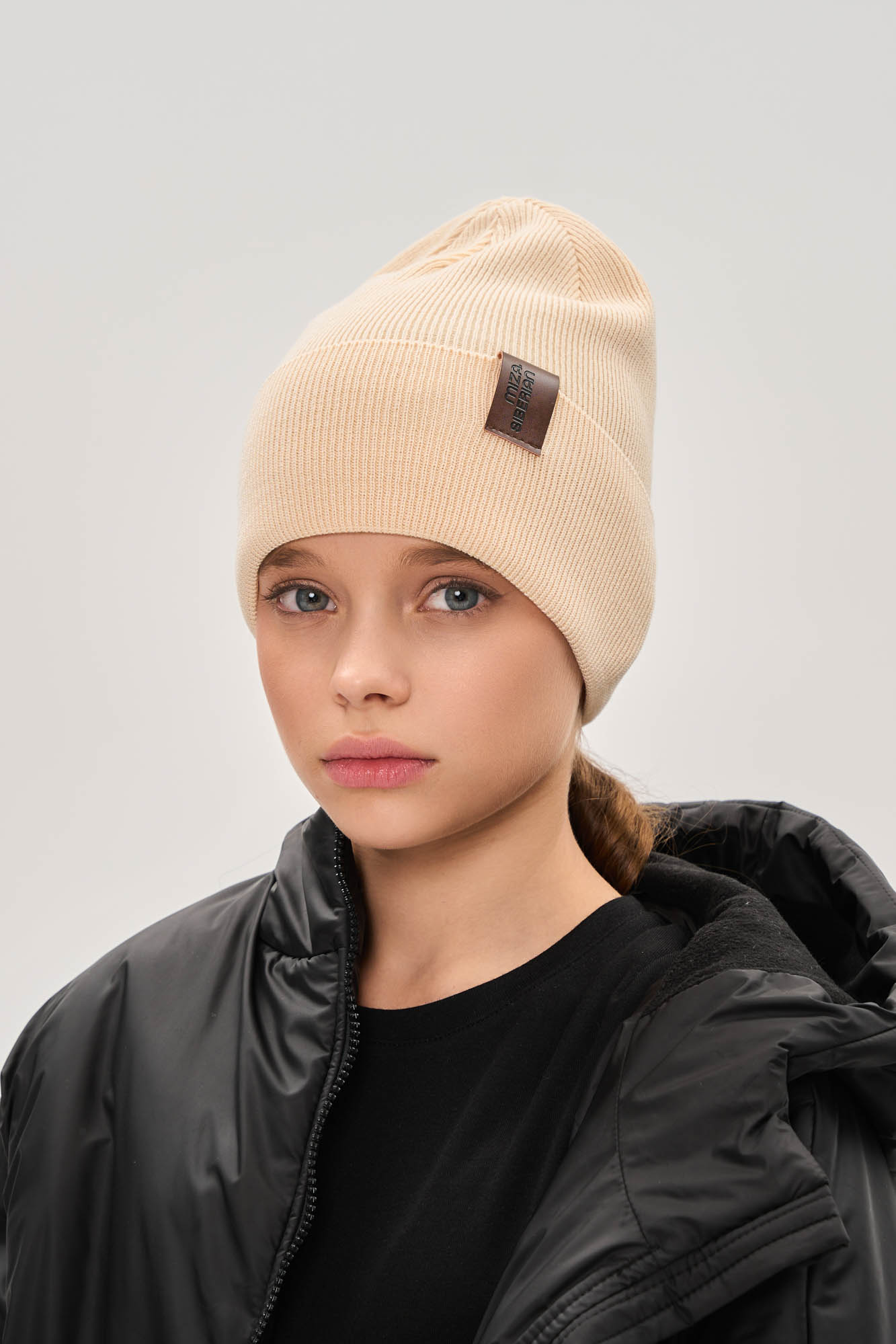 Шапка хлопковая (one size (54-58) лен)