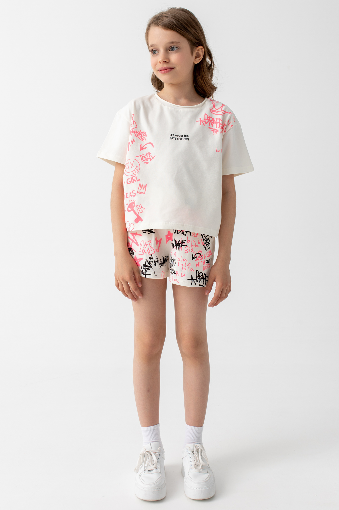 Костюм (152 молочный)