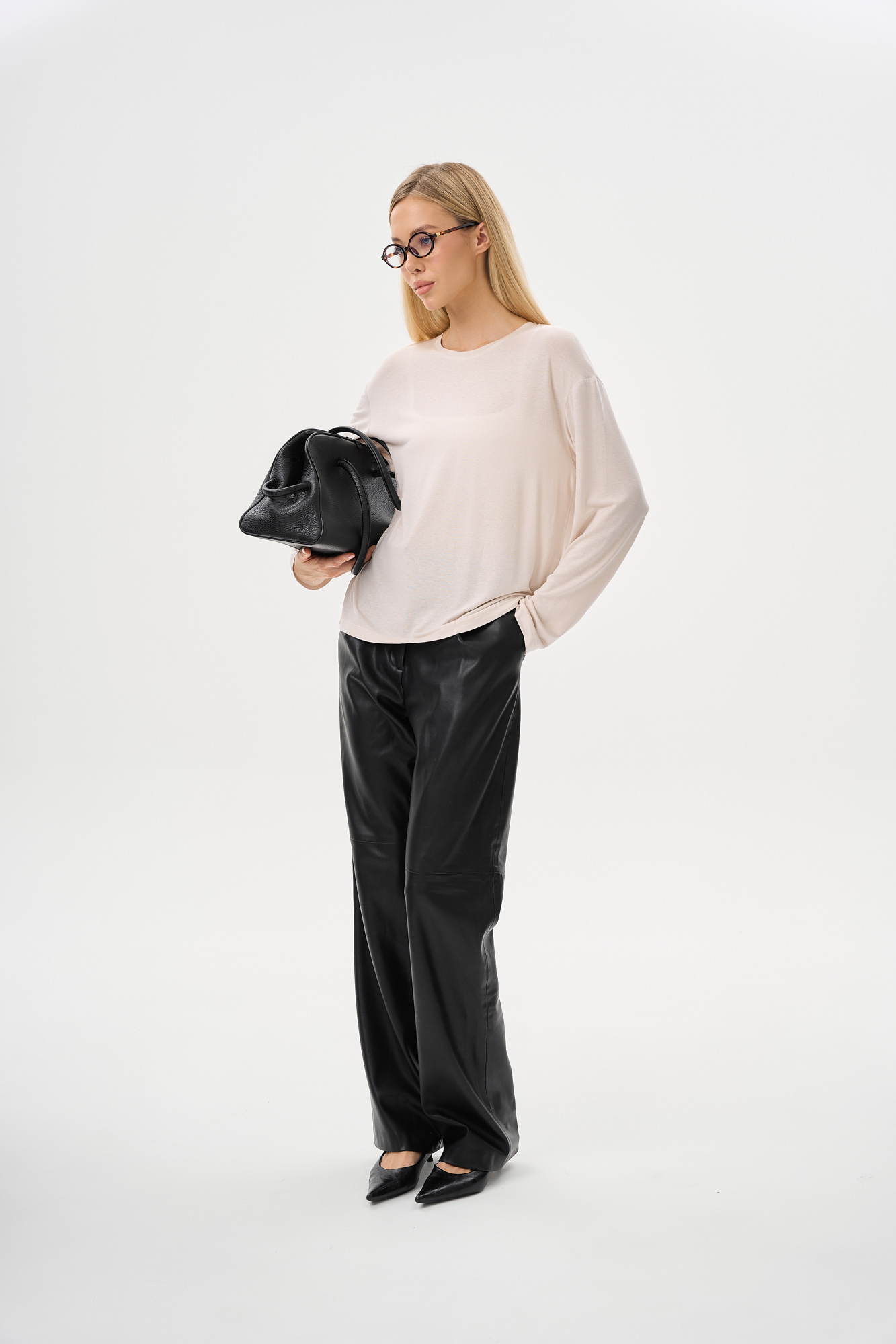 Лонгслив viscose organic (M экрю)