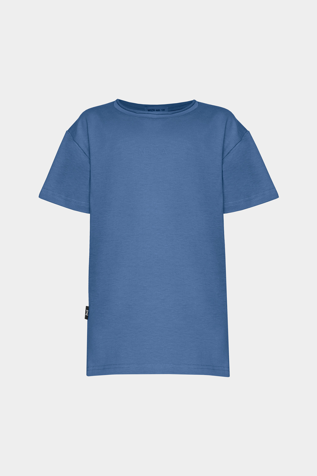 Футболка BASIC Line из мягкого трикотажа Пенье (104 индиго)